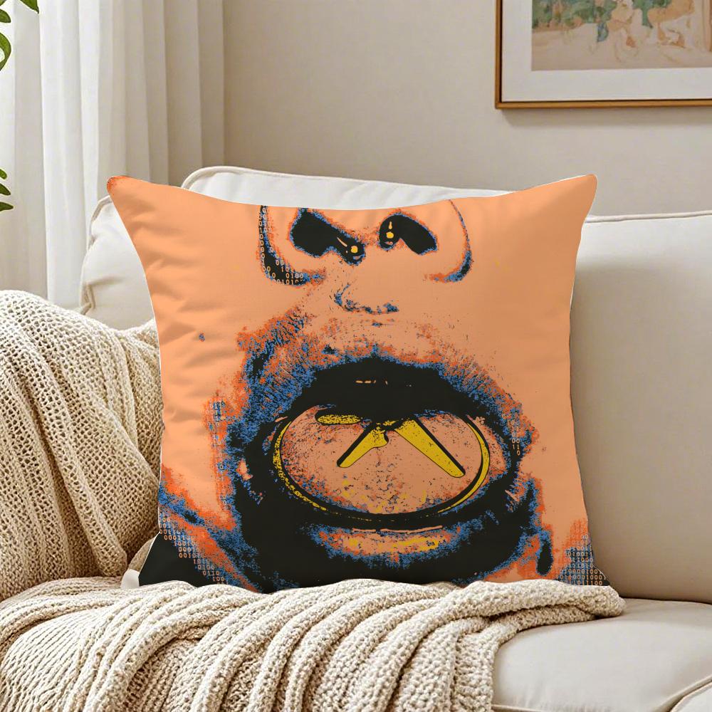 musician experimental AAphex TTwin Cushion Cover Pillowcase Antidustmite living Room Sofa Decor Cushion Room