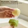 1pcs Reusable Washable Lint Roller Clothes Hair Remover Sticky Roller Ball Dust Removal Brush Plush Hair Collector Clothes Clean Tool