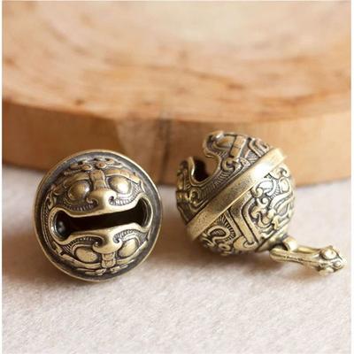 Durable Brass Gluttonous Bell Gluttonous Retro Waist Accessories Can Be Hung Car Pendant For Gifts