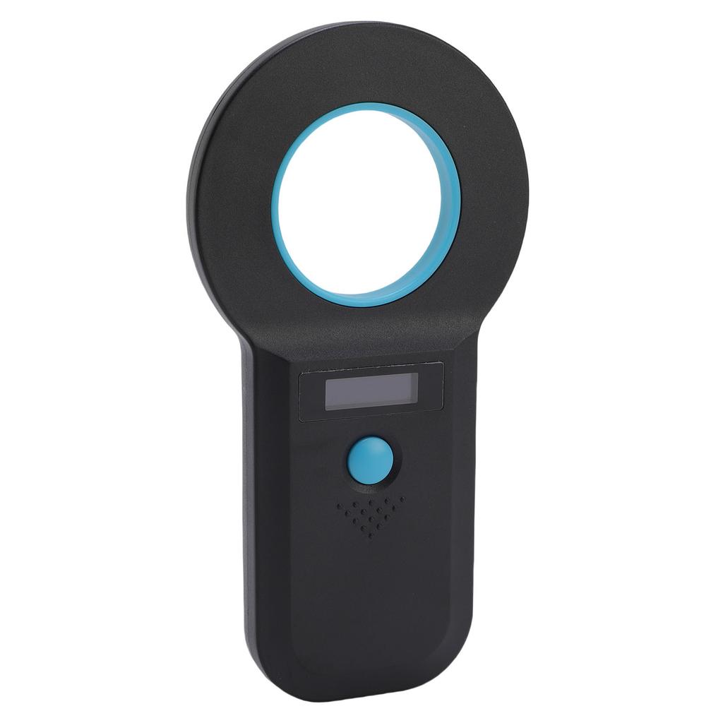 Pet Microchip Scanner Portable Double Frequency USB 15 Digits Pet Microchip Reader Supports for EMID for FDX B Black