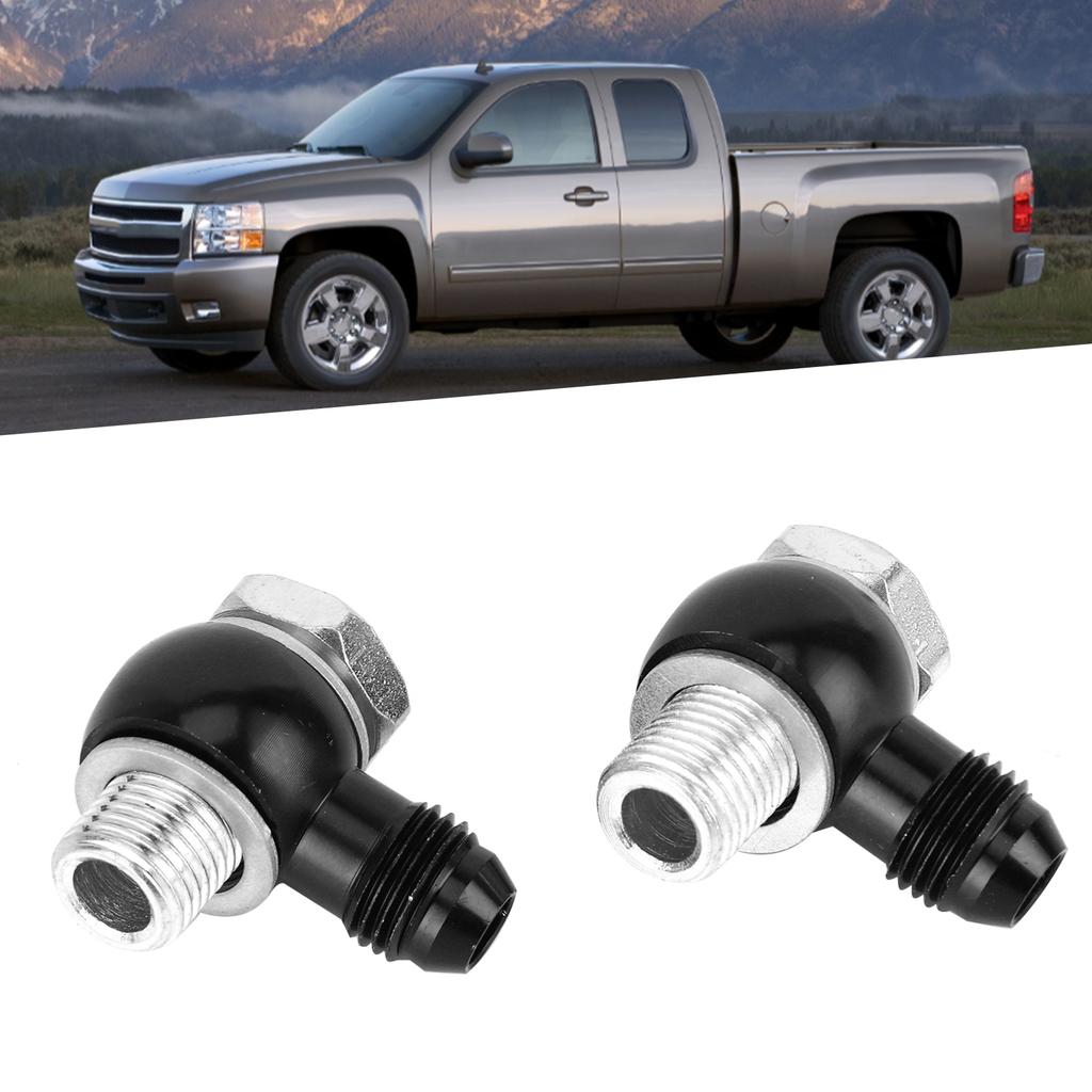 6AN X 1  4NPSM Oil Cooler 90 Degrees  Banjo Fittings Connecter Fit for GM Transmission Cooler 4L80E 1997