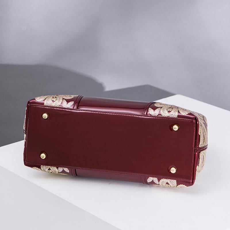 Borsa A Tracolla Donna In Pelle PU - Borsetta Firmata Con Tracolla Regolabile - Foto 10