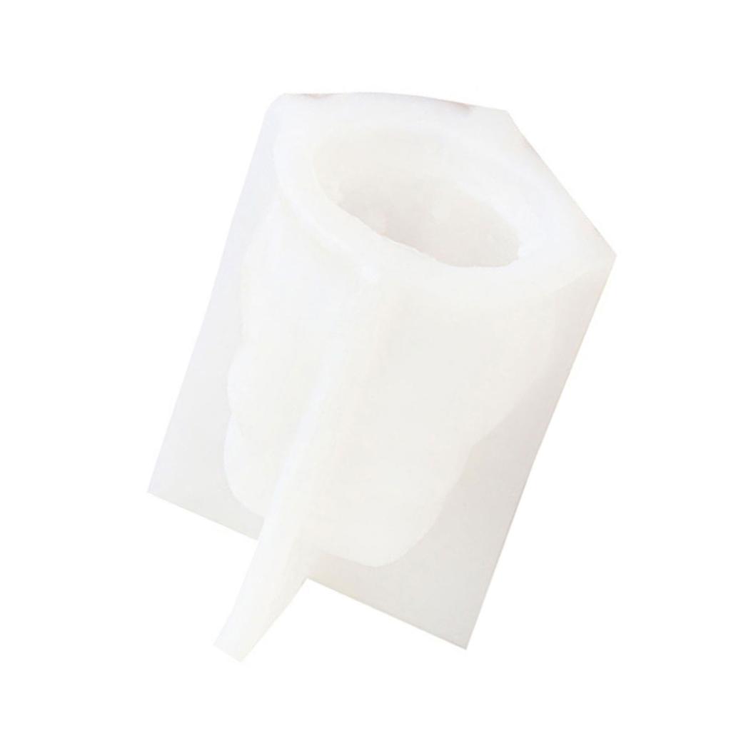 Molde de Silicona para Fundición de Resina Epoxi Molde de Animales para Velas para Hacer Velas Jabón Yeso Decoraciones Navideñas Chocolate