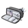Large Capacity Three-Layer Multifunctional Pencil Case for Junior High Students - Best-Selling Simple Stationery Box for Boys and Girls