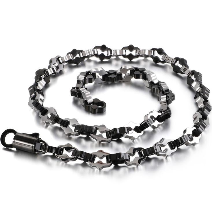 11MM Thick Black Stainless Steel Chains