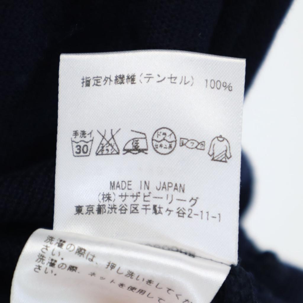 Ron Herman Made In Japan Long Sleeve V Neck Knit Cardigan L Concho Button Women Used