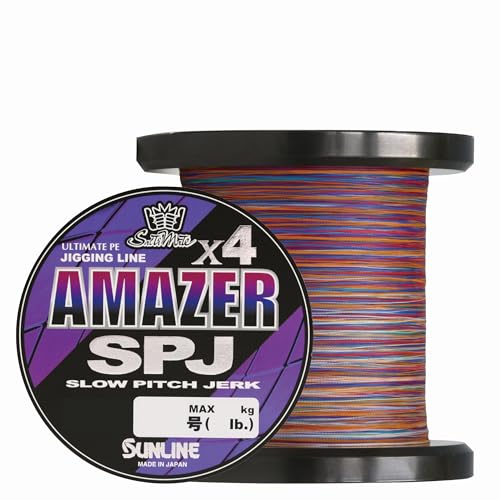 SUNLINE Specially Designed for Deep Sea and Slow Pitch Jerks Low Underwater Resistance Absolute Sensitivity High Class 4-piece ULT-PE Line Salttimate