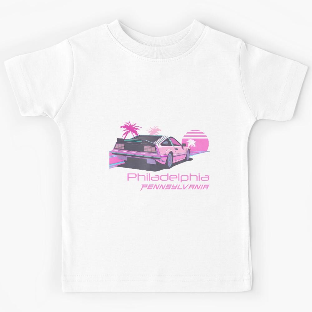 Retro Philadelphia Vibes: 80S Car & Palm Trees By Merch, Limited Edition, Perfect Gift For You And Kids T-Shirt 120