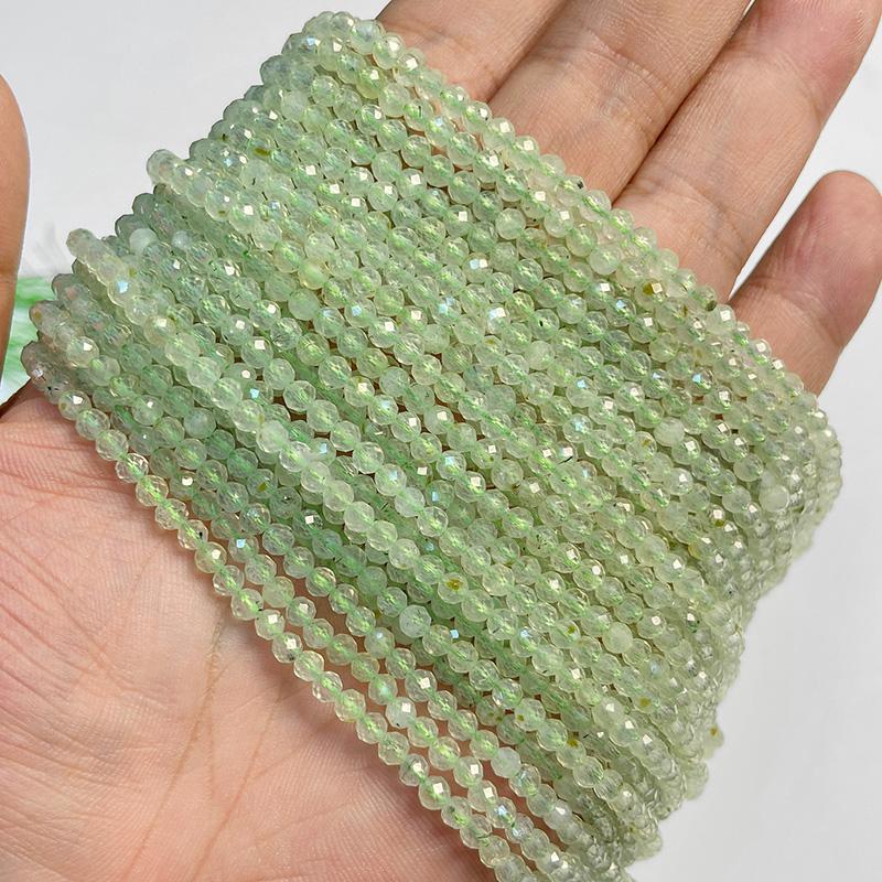 4MM Natural Faceted Quality Agates Crystal Jades Stone Beads Tiny Loose Green Yellow Pink Red Gem Bead For Jewelry Making DIY