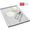 Stainless Steel Sink Drying Rack Tatkraft Spin 52x34x0.8 Cm