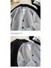 Men's Retro Waffle Knit V-Neck Cardigan Hoodie – Spring/Autumn Heavyweight Loose Casual Jacket.