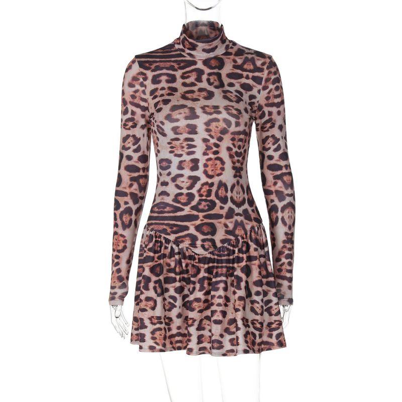 

Printed Leopard Print Long Sleeve Dress Print Leopard Print Long Sleeve Dress Leopard print S