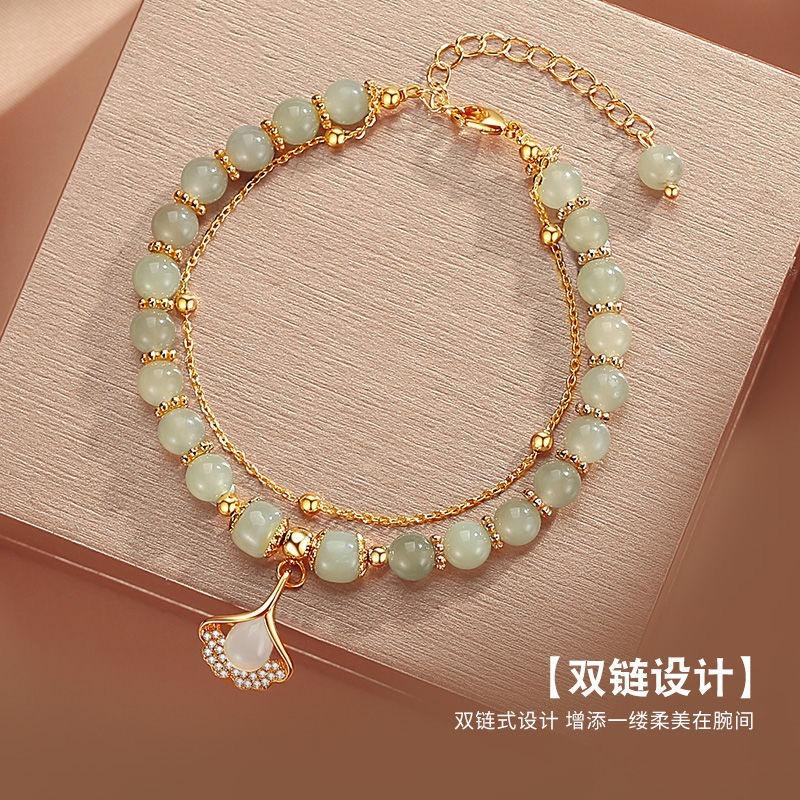 [4.1] Double-layer Stacked Bracelet Bracelet Women's Suit Niche Design Bracelet