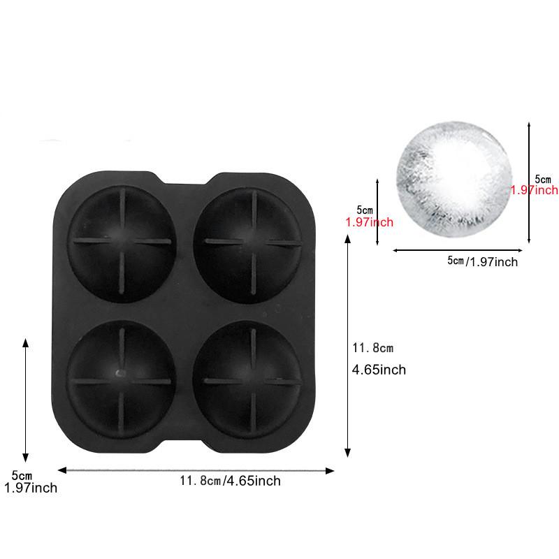 Ice Cube Trays Rose Ice Maker 3D Ice Ball Mold Halloween Skull Chocolate DIY Tool Diamond Silicone Moulds With Funnel