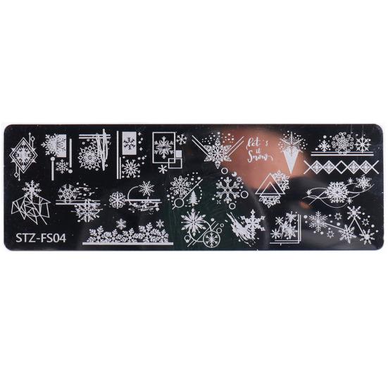 Nail Stamping Plate Various Patterns Clear Engraved Rust-Proof Polish Printing Flowers Nail Art