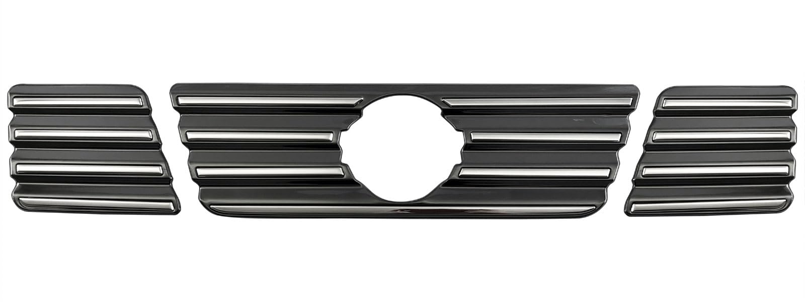 

BRIGHTZ Mirror Stainless Steel Plated Front Grille Cover for NT100 Clipper DR16T Ultra-High (3-Piece Set) [GRI-COV-M-128] чёрный