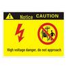 High Voltage Danger Warning Sign