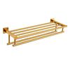 Double-Layer Bathroom Towel Rack