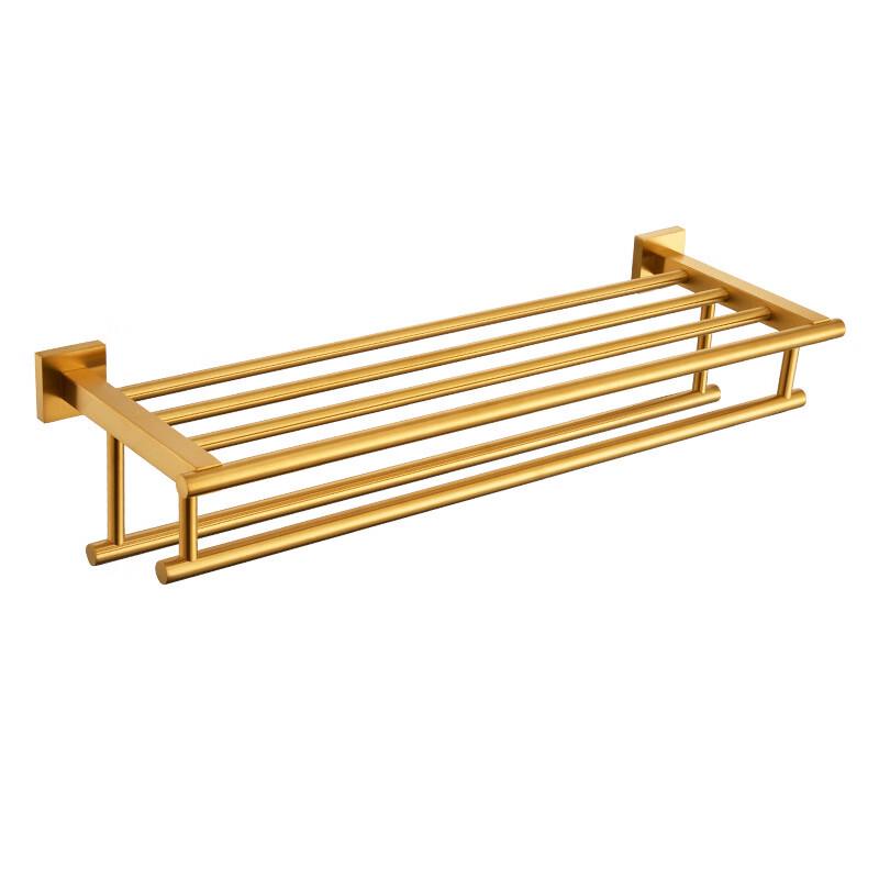 Double-Layer Bathroom Towel Rack