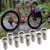8Pcs Stone Chainring Bolts Precise Thread High Strength Stainless Steel Bike MTB Brake Disc Screws Crank Bolts for Sram