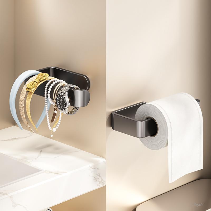 Подвесной держатель для рулонной бумаги для шкафа настенный без сверления кухонный держатель для салфеток бытовой органайзер для тряпок пластиковых пакетов для мусора и пищевой пленки wall-mounted roll paper holder 995₽