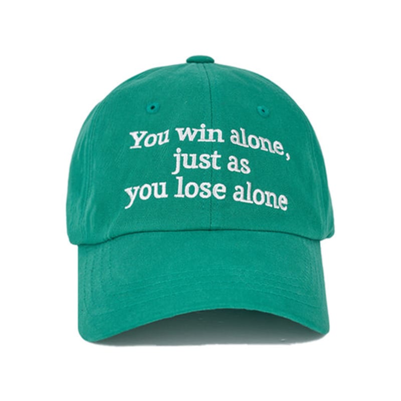 CLEVER FIELD Peach alone ball cap_Green