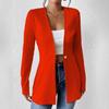 2025 European & American Korean V-neck Long Sleeve Solid Color Blazer