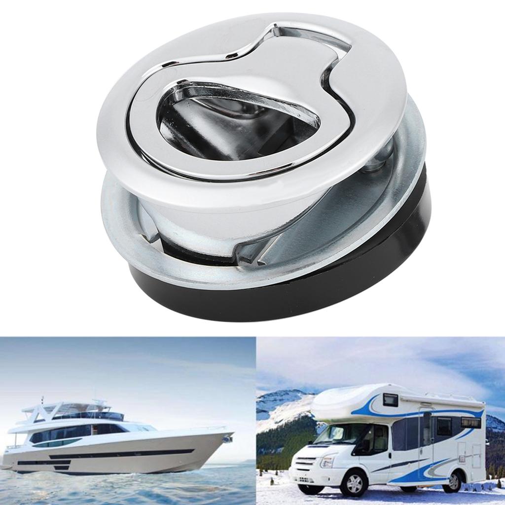 316 Stainless Steel Flush Pull Locker Hatch Latch Lift Handle for Marine Boat Door Cabinet