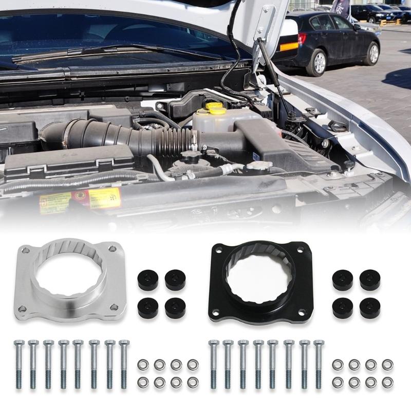 Aluminum Alloy Throttle Body Gasket Set Corrosion Resistant Spacers set Simple Installation Suitable for 1996-2010 F150