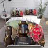 3D HELLDIVERS 2 Bedding Sets Comforter Quilt Bed Cover Duvet Cover Pillow Case 2-3 Pieces Sets Kids Adult Size For Home Textiles