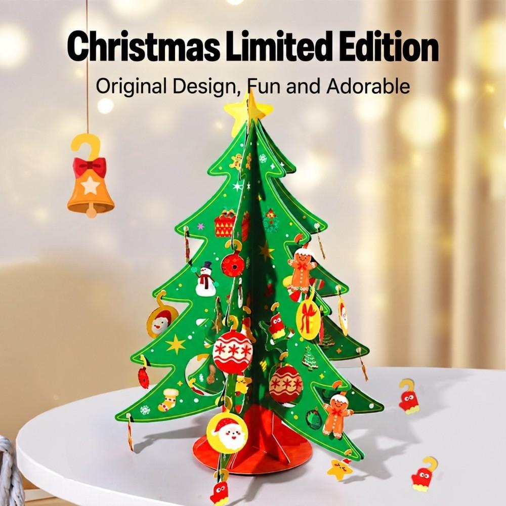 DIY Christmas Tree Craft Kit Paper Handmade Tree Kit Educational Craft Set Christmas Decoration