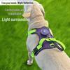 Laisse Rétractable Automatique Réfléchissante pour Chien avec Harnais Intégré