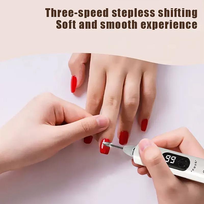 Elektrische Nagelbohrmaschine Mit UV-Lampe Gel-Maniküre-Entferner Nagellackierer-Set Mit Bohreraufsätzen Schleifbändern Nagelzubehör