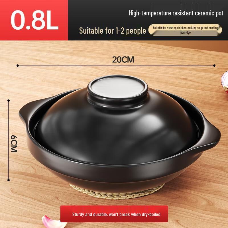 

JINGRX High-Temperature Ceramic Casserole Pot