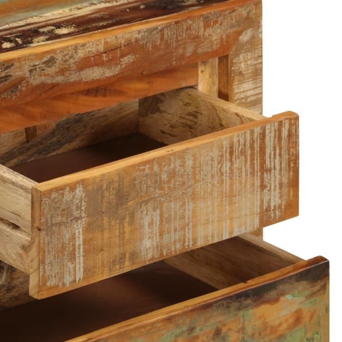 VidaXL Buffet 120x30x75 cm Bois de récupération solide