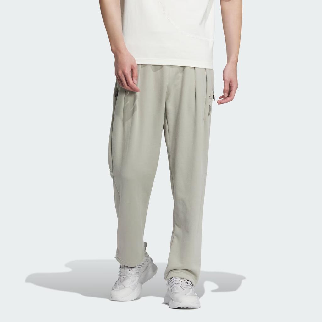Adidas Wuji Heavy French Terry Pants Men Bottoms Beige JE6662