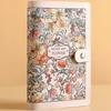 A6 Button Notebook for Money Flower Printed Leather Savings Book Cash Budget Ledger  School