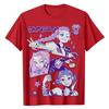 Women's Casual Long-sleeved Round-neck Retro Gradient Printed Cotton And Linen Top