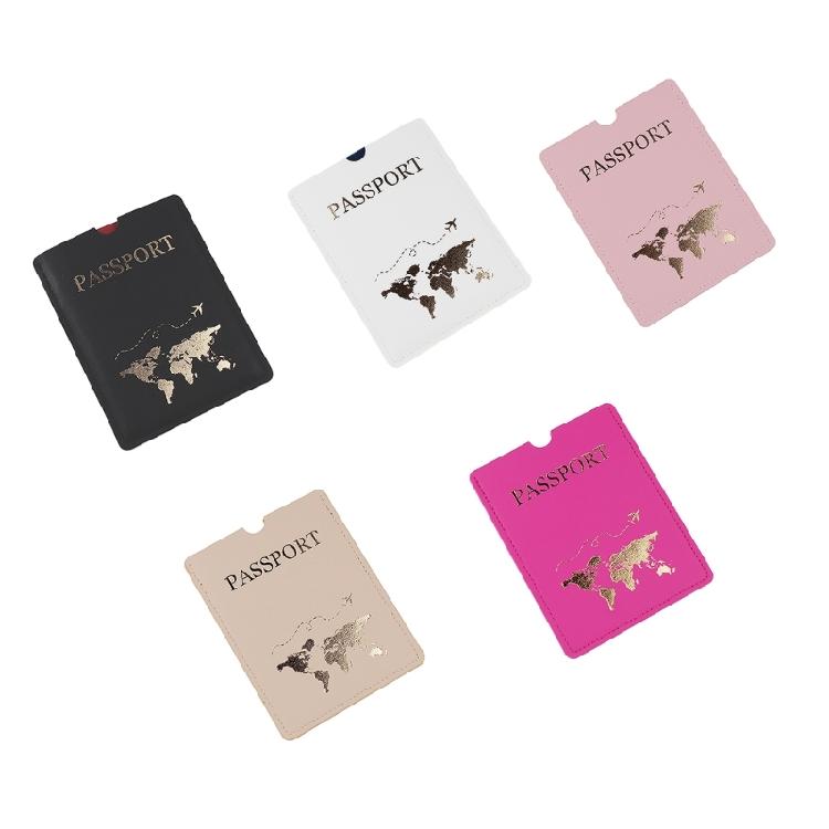 Durable PU Passport Cover Wedding Gift Credit Card Holder Gift for Traveler