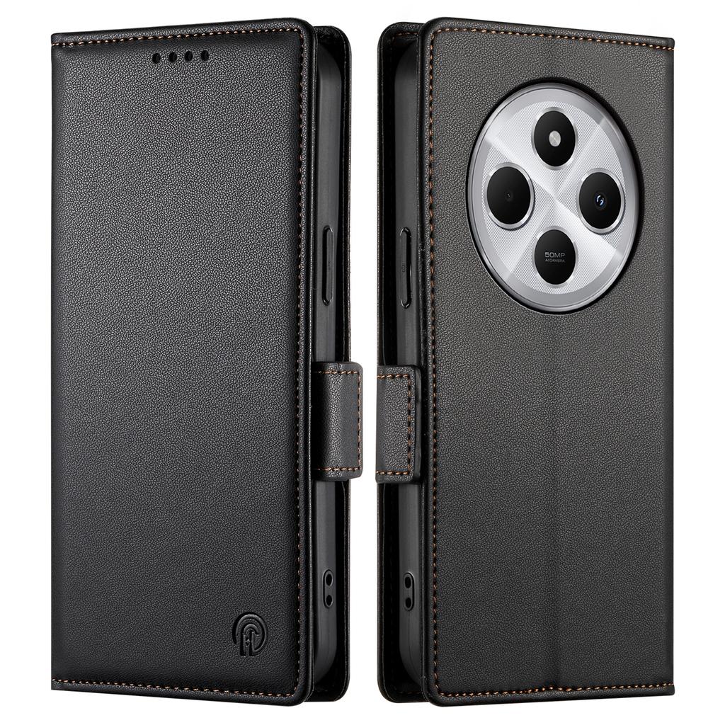 DF-010 Stand Case For Xiaomi Poco C75 4G/Redmi 14R 5G/14C 4G PU Leather Wallet Phone Cover