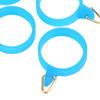 5PCS with Rubber Circle Bait Hook Holder High Elastic Fishing Hook Holder  for Outdoor Fishing