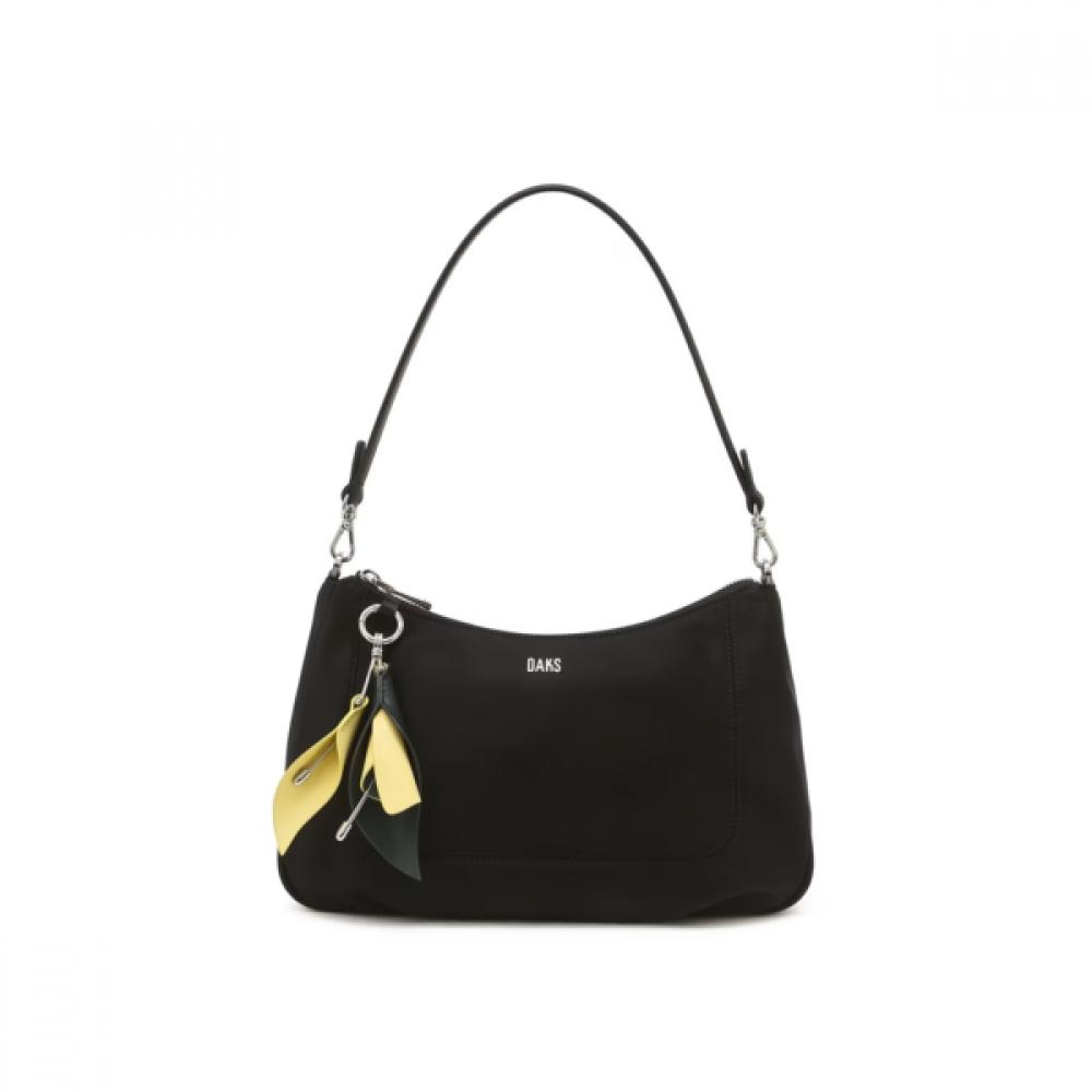 Daks Black Flower Nylon Shoulder Bag M Dcba6e521bk