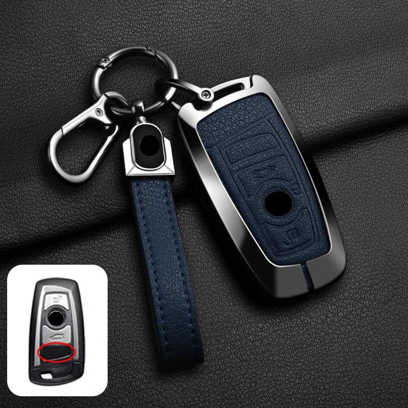 Moulures Intérieures Voiture Alliage de Zinc Couvercle Porte-Clés Pour BMW F30 F20 F10 F18 F22 F01 X3 X4 F06 F02 M3 M5 Protecteur Porte-Clés Auto