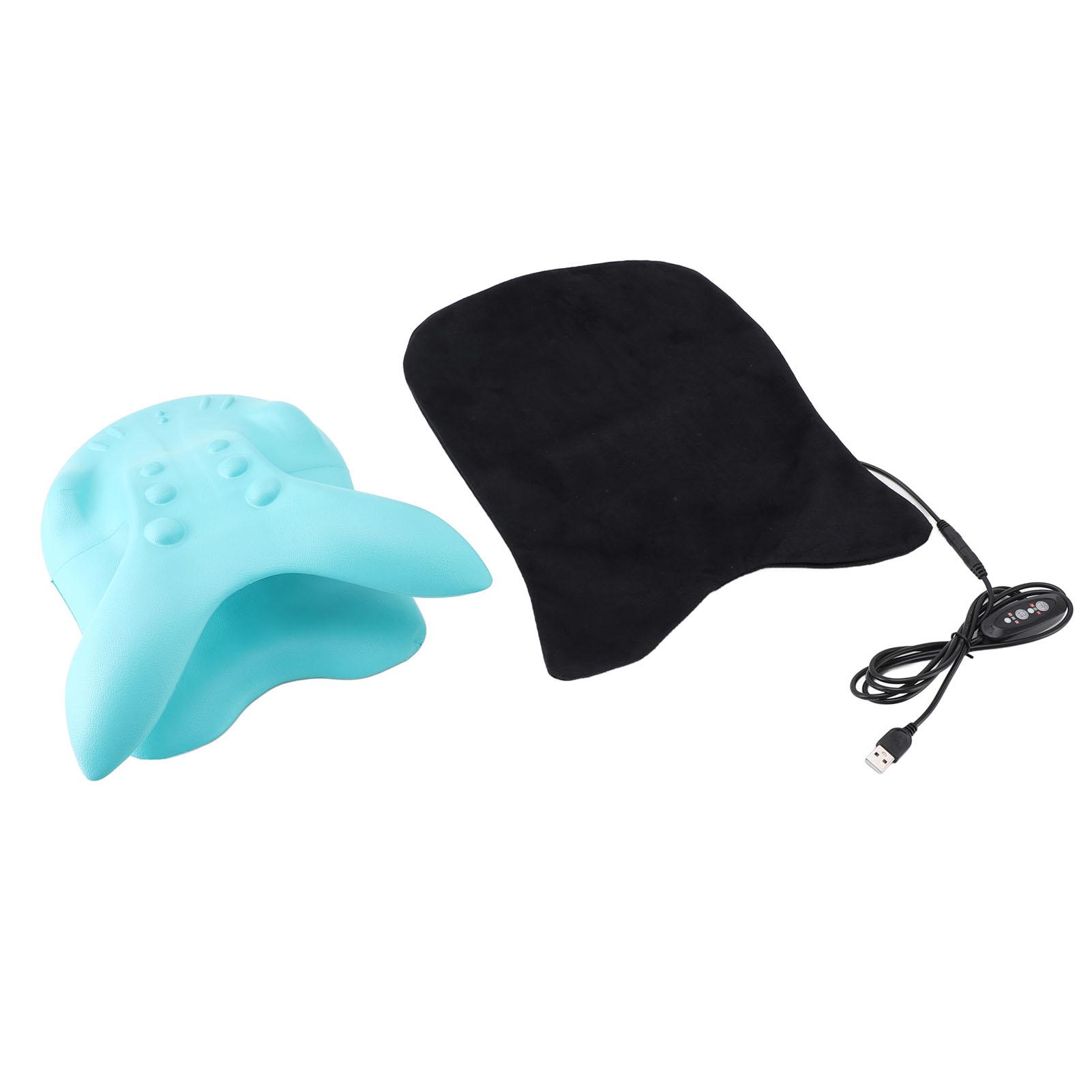 

Electric Neck Stretcher Relieve Fatigue Reduce Stress Heated Cervical Neck Stretching Device for