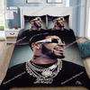 Copripiumino Federa Set Biancheria da Letto Anuel AA Real Hasta La Muerte Adulto Bambino Ragazza Decorazione Camera da Letto Regalo per Bambini Singolo Matrimoniale