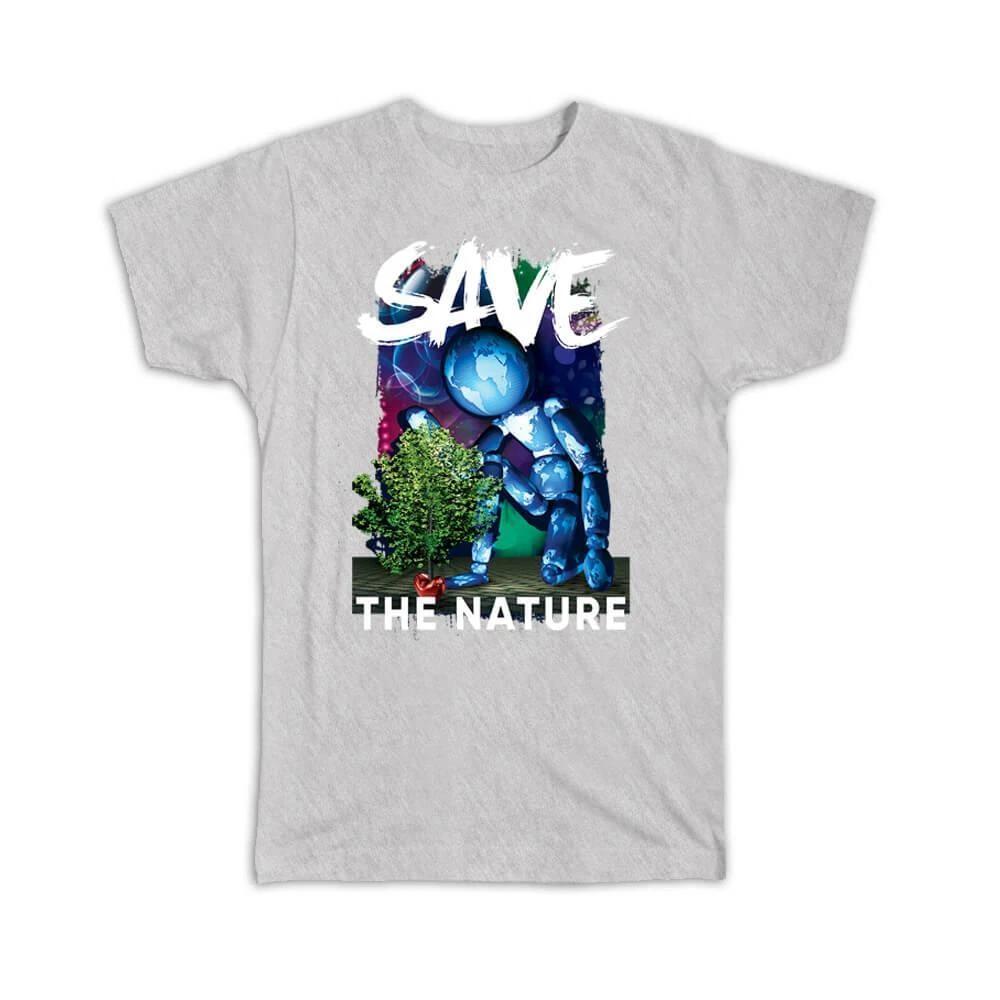Gift T-Shirt : Ecolife Save The Nature Love Tree Protection Earth Ecological 2XL