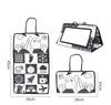 Black & White Animal Funhouse Mirror: Hangable, Foldable Baby Safety Mirror for Visual Stimulation