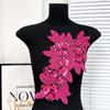 Elegant Flower Embroidered Patches Three Dimensional Flowers Patch Repair  Women Clothes