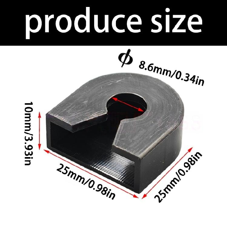 Door Trim Reinstallation Clip Set, Plastic Panel Retainer Clips for Worn Interior Door Panel Clip Repair, Black Snap In Spare Parts for Service Work,