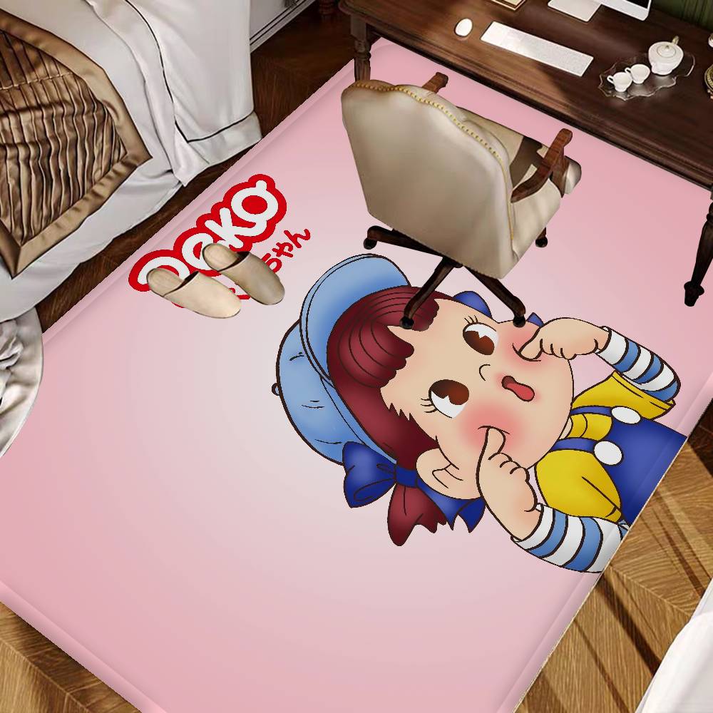 CUTE M-Milky P-Peko-chan Floor Mat Cheaper Anti-slip Modern Living Room Balcony Printed Bedside Mats